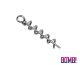 DELPHIN BOMB! Twisto O-LOCK, Haken System, 30x5cm, silber, DE-669001020