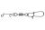 DAIWA No Knot Fast Lock Swivel, Karabinerwirbel, silber, mit Knotenlosverbinder, 14905-010