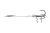 DAIWA Prorex Tail Stinger, Stingerhaken-System, 10cm, grau, 15419-102