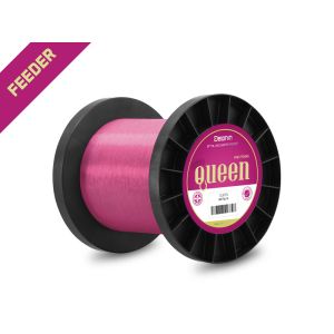 DELPHIN QUEEN Feeder, 5000m, 0,28mm, 5.9kg / 13,01lbs, rosa, Monofile Angelschnur, 101002827