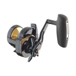 DAIWA 24 Saltiga L, Linkshand, Multi Angelrolle, Sternbremse