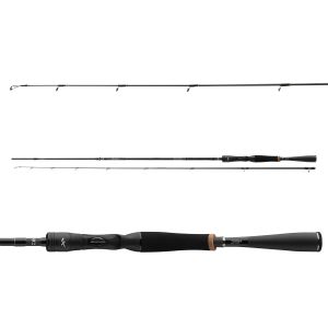 DAIWA PROREX XR FINESSE CASTER, Tubular-Tip, 2,2m, 7,22ft, 5-14g, 2 Teile, Baitcast Angelrute, extra fast, 11336-220