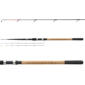 DAIWA Black Widow Tele Feeder, Feeder Angelrute, semi-parabolic