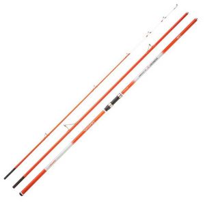 DAIWA Shorecast Surf-X Hybrid, 4,2m, 13,78ft, 100-225g, 3 Teile, Surfcasting Angelrute, 11713-425