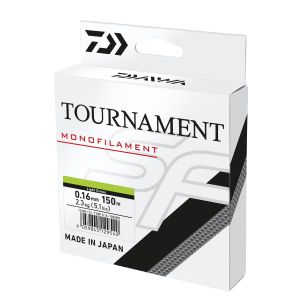 DAIWA Tournament SF, 300m, 0,23mm, 4.5kg / 9,92lbs, grün, Monofilament Angelschnur, 12200-323