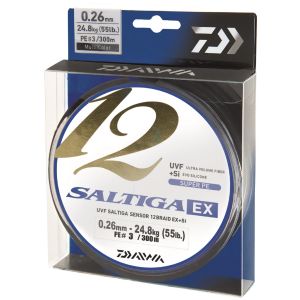 DAIWA SALTIGA 12 BRAID EX+SI, mehrfarbig, Rundgeflochtene Schnur _12696-314-00