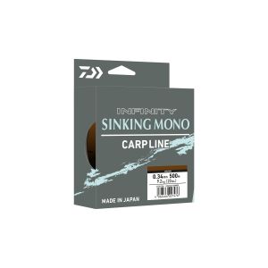 DAIWA INFINITY SINKING, 840m, 0,34mm, 9.2kg / 20,28lbs, grün, Monofilschnur, 12766-134