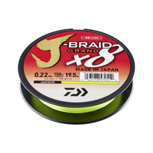 DAIWA J-BRAID GRAND X8, 270m, chartreuse, Geflochtene Schnur _12797-106-00
