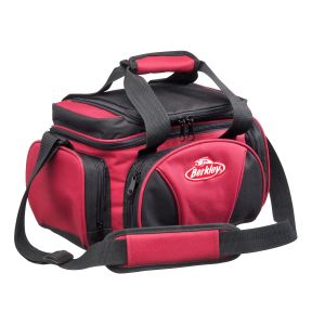 BERKLEY System Bag L Red-Black + 4 boxes, Angler Zubehörtasche, 1345042