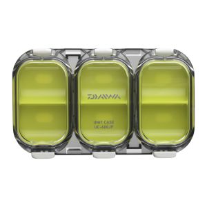 DAIWA KLEINTEILEBOX WASSERDICHT, 6 Fächer, 11x6,5x1,3cm, grün, 14413-600