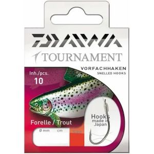 DAIWA Tournament, Forellenhaken, Größe: 8, Vorfachlänge: 120 cm, 14460-008
