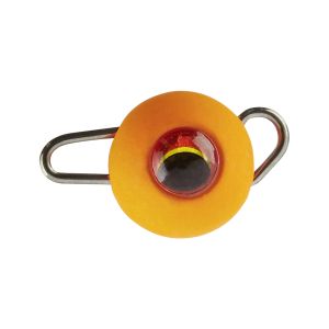 DAIWA PROREX FLEXI JIG-SYSTEM TG HEAD, Jigkopf mit 3D Augen, orange, 15412-208