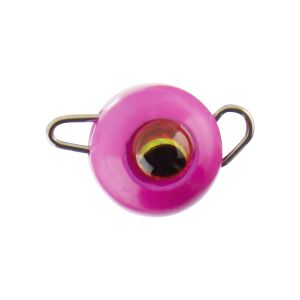 DAIWA PROREX FLEXI JIG-SYSTEM TG HEAD, Jigkopf mit 3D Augen, rosa, 15412-307