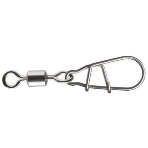 DAIWA Tournament D-Snap Swivel D, 7 Stk, Snap Karabiner mit Wirbel, 16513-001 _16513-001
