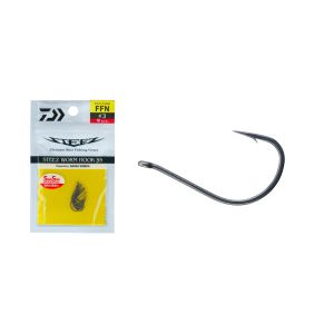 DAIWA Steez Worm Hook, Feiner Finesse Einzelhaken, Größe 2, 17706-002