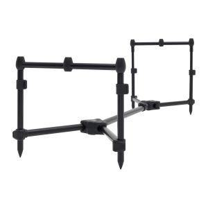 DAIWA BLACK WIDOW LOW LEVEL 3, Rutenständer, 4-Beinig, Für 3 Ruten, 88x31x27cm, 18705-200