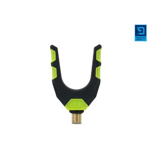 DELPHIN SIXTO REAXE, U Feeder-Halter, 5,5x4,5cm, grün-schwarz, 101004670