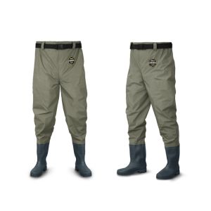 DELPHIN HRON Pants, 45, grün-schwarz, Wathose, 101004225
