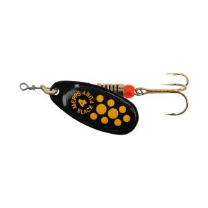 DAIWA Mepps Black Fury, Spinner, yellow dots