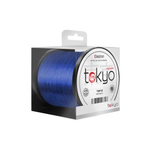 DELPHIN TOKYO, 1200m, 0,29mm, 6.4kg / 14,11lbs, blau, Monofile Karpfen Angelschnur, 101000183
