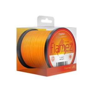 DELPHIN FLAMEZ, 1200m, 0,28mm, 5.9kg / 13,01lbs, orange, Monofile Karpfen Angelschnur, 101003020