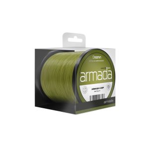 DELPHIN ARMANDA Carp, 1000m, 0,35mm, 9.2kg / 20,28lbs, grün, Monofile Karpfen Angelschnur, 500623435