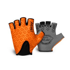 DELPHIN Atak! 25F, XL, orange-schwarz, Fingerlose Handschuhe, 750001055