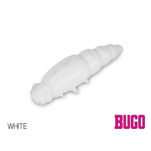 DELPHIN BUGO  Cheese, Künstliche Larve, 4cm, white, 15 Stück, 101004323