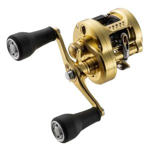 SHIMANO Calcutta Conquest MD, 300 XG LH B, Rechtshand, Baitcast Angelrolle, Sternbremse, CTCNQMD300XGLHB