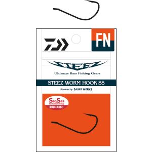 DAIWA Steez Worm Hook SS Finesse, Einzelhaken, 17702-002
