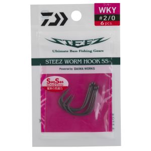 DAIWA Steez Worm Hook SS Wacky, Einzelhaken