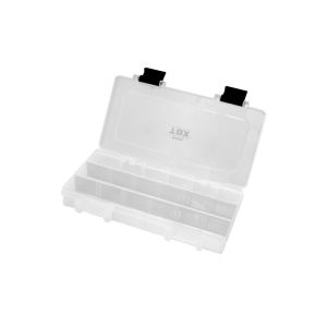 DELPHIN TBX One 228-3P Clip, Kunstköderbox, 22,8x11,2x3,5cm, transparent, DE-101000497