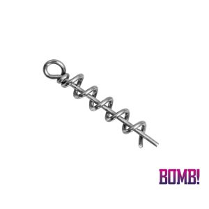 DELPHIN BOMB! Twisto O-LOCK, Haken System, 30x5cm, silber, DE-669001020