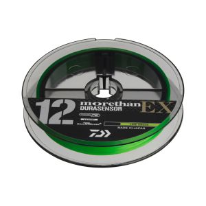 DAIWA Morethan DURASENSOR 12 BRAID EX+Si3, 200m, 0,06mm, 5.80kg / 12,79lbs, limettengrün, Geflochtene Angelschnur, 12248-206