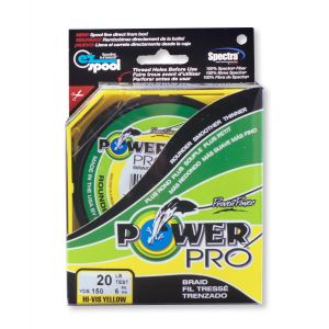 POWERPRO Super Line, 275m, 0,23mm, 15kg / 33lbs, moosgrün, Geflochtene Angelschnur, PPBI27523MG