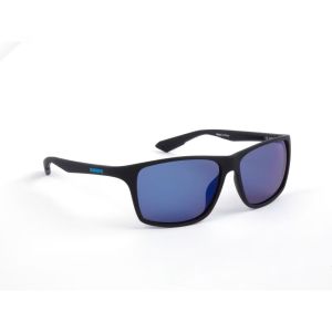 SHIMANO Technium Matte, polarisiert, Brille, Black & Blue Mirror, SHMMCMBBM