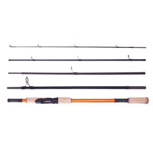 SHIMANO STC AX Travel Spinning, 2,7m, 8,86ft, 10-30g, 5 Teile, Reise Angelrute, Medium, STCAXSPIN27M