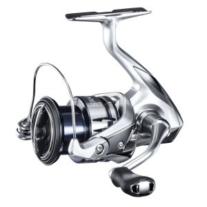 SHIMANO Stradic FL, Beidhändig, Spinning Angelrolle, Frontbremse