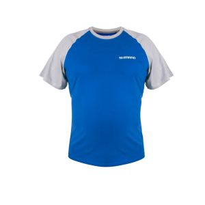 SHIMANO T-Shirt, XXXL, blau-grau, SHSSSBUXXXL